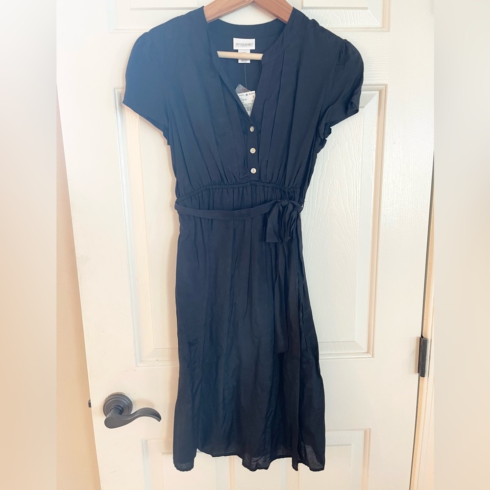 Motherhood Maternity Black Casual Dress NWT Size Small
